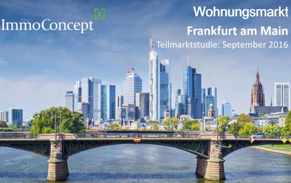 Wohnungsmarkt Frankfurt am Main Teilmarktstudie 2016