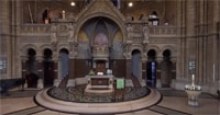 Luftaufnahmen von und in der Ringkirche Wiesbaden