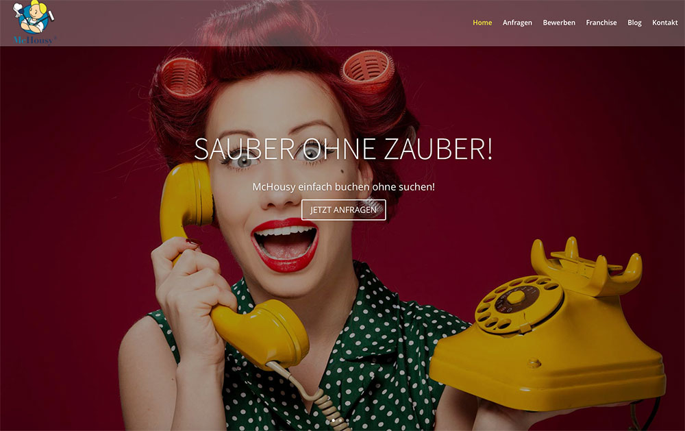 McHousy - Sauber ohne Zauber! Ihr Alltagshelfer - online buchen!