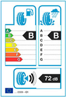 EU Reifen-Qualitätsklassifizierungs-Aufkleber Foto: Nokian Tyres