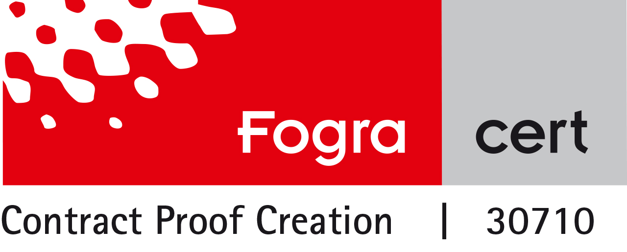 Prüfzeichen der Fogra für die Proof GmbH Tübingen 2016 Prüfzeichen der Fogra für die Proof GmbH Tübingen 2016