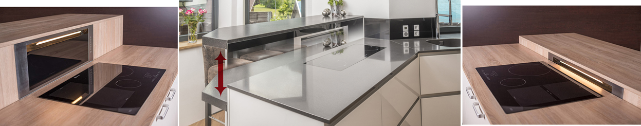 Culunago: Tisch, Theke und Bar in einem Element vereint Culunago: Tisch, Theke und Bar in einem Element vereint