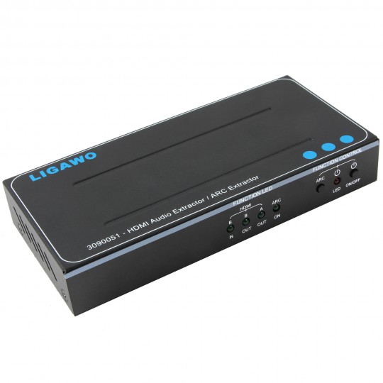 Ligawo ® 3090051 HDMI ARC Audio Extractor zu HDMI + SPDIF + R/L Ligawo ® 3090051 HDMI ARC Audio Extractor zu HDMI + SPDIF + R/L