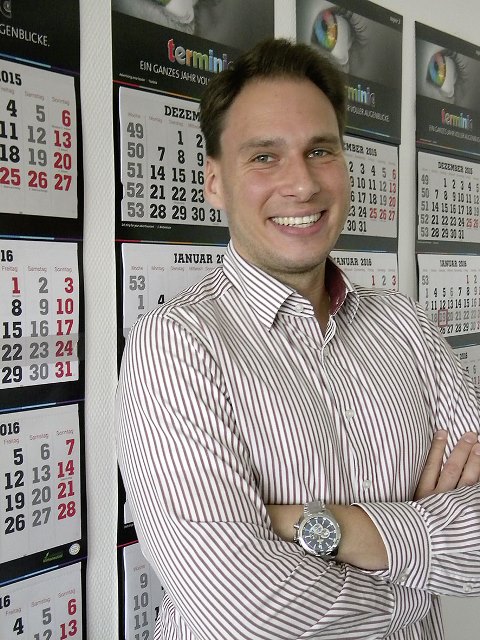 Sven Vorburg verstärkt als Betriebsleiter das Team des Kalenderherstellers terminic Sven Vorburg verstärkt als Betriebsleiter das Team des Kalenderherstellers terminic