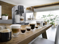 (FOTO: De'Longhi) Die Kaffeevariationen der De'Longhi Dinamica