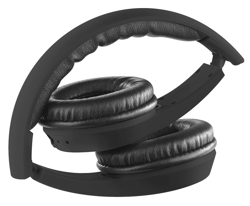 auvisio Faltbares On-Ear-Headset mit Bluetooth& Audio-Eingang, schwarz auvisio Faltbares On-Ear-Headset mit Bluetooth& Audio-Eingang, schwarz