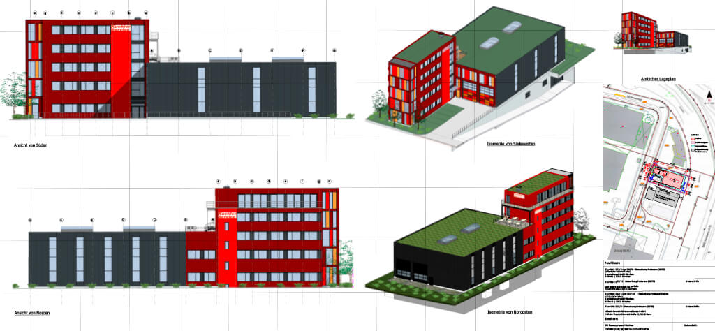 Voll im Plan: Der Neubau der Firma Kuchler GmbH (Kuchler Service Unternehmensgruppe) in München, Mut Voll im Plan: Der Neubau der Firma Kuchler GmbH (Kuchler Service Unternehmensgruppe) in München, Mut