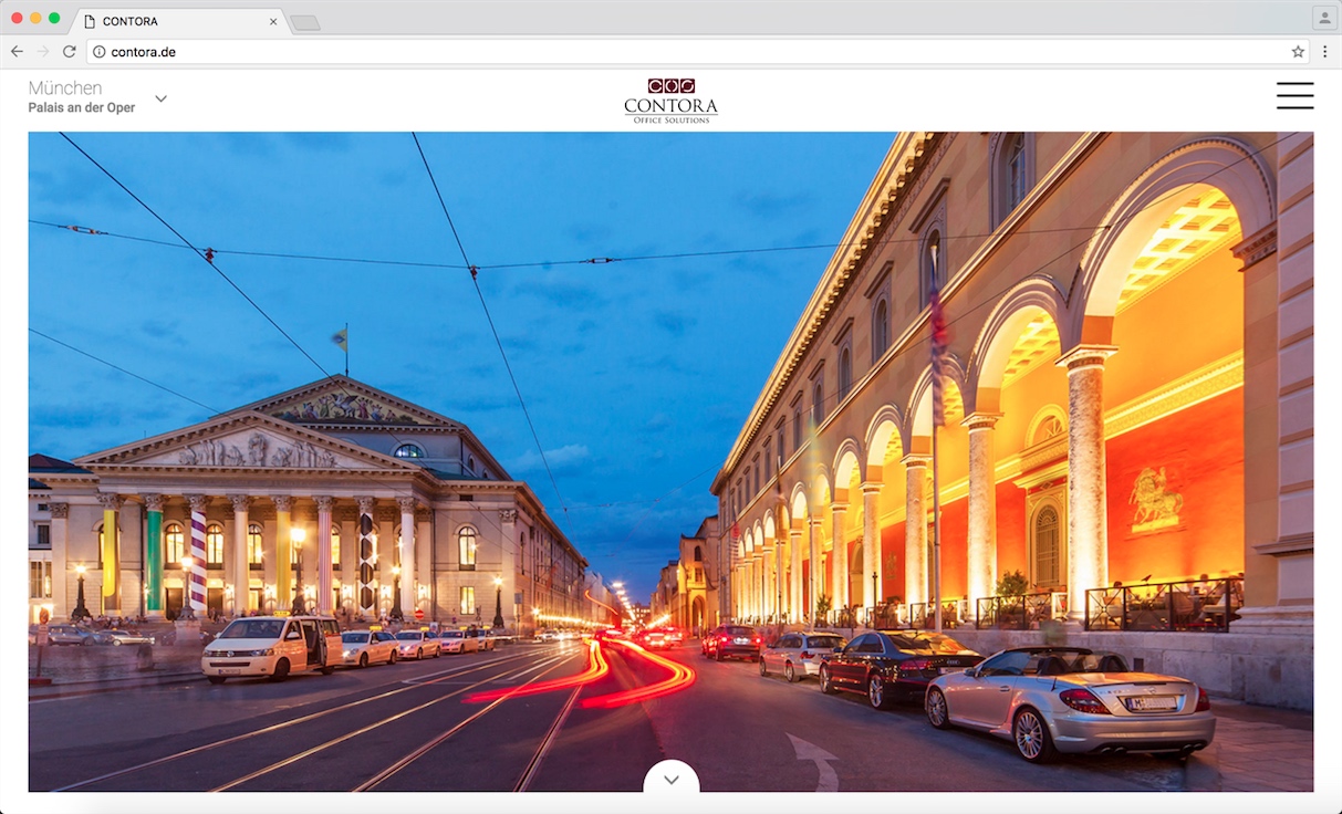 Die neue Internetseite der CONTORA Office Solutions. Die neue Internetseite der CONTORA Office Solutions.