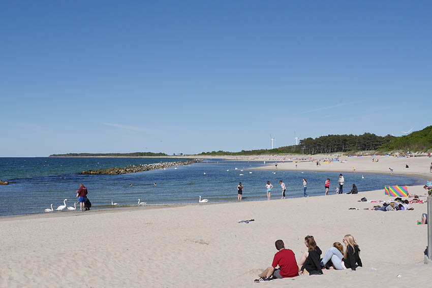 Am Strand von Rügenwaldermünde (Bildquelle: Travelnetto)