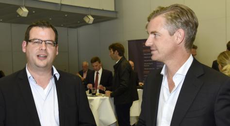 Anton Brucker, Projektleiter Content & Telematik bei der Map and Route GmbH & Co. KG (li.i.B.) und B Anton Brucker, Projektleiter Content & Telematik bei der Map and Route GmbH & Co. KG (li.i.B.) und B