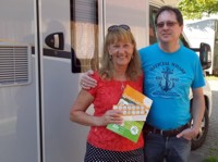 Über 14 Freiübernachtungen freuen sich Eva und Ralf  Foto: privat 