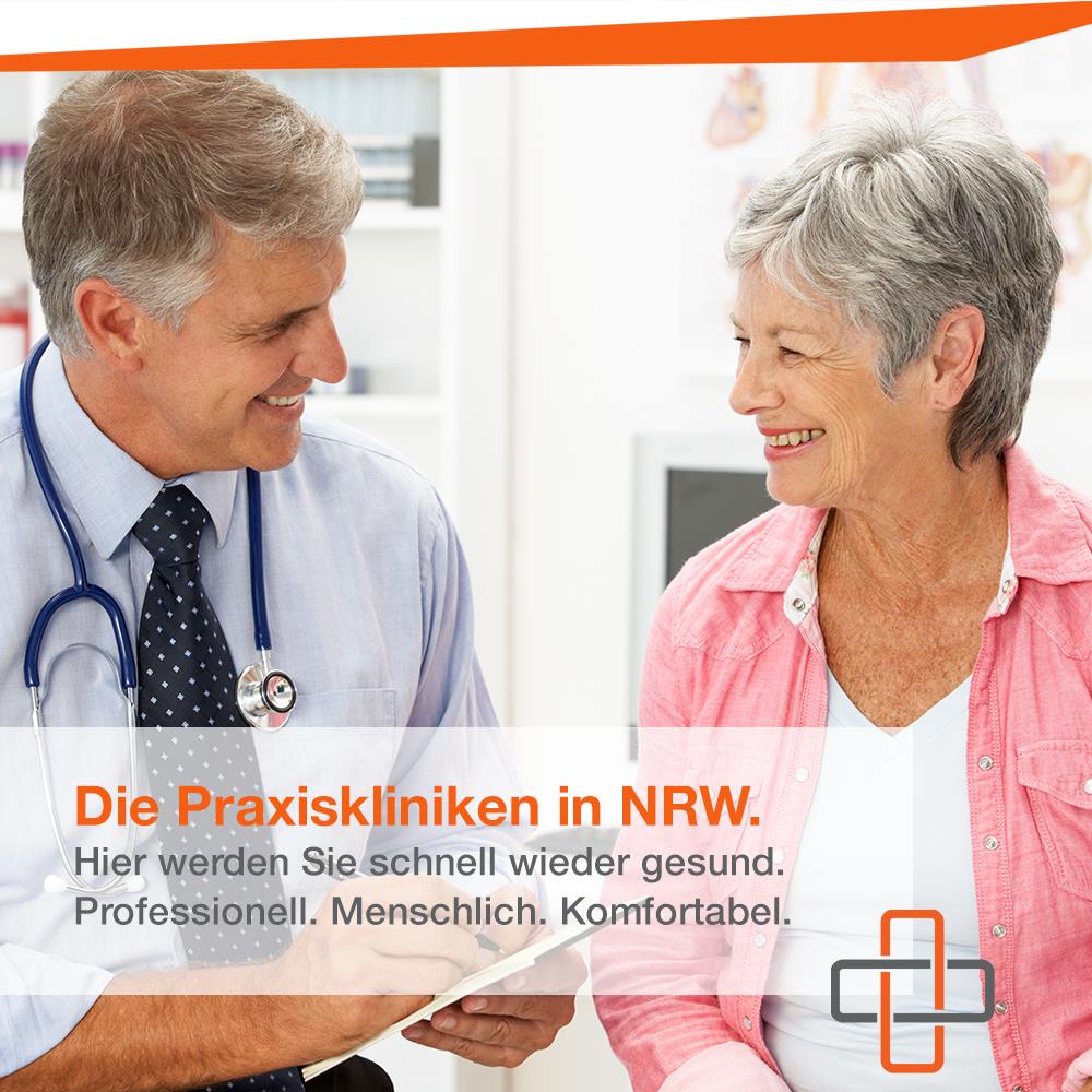 Die Praxiskliniken in NRW - Hier werden Sie schnell wieder gesund. Die Praxiskliniken in NRW - Hier werden Sie schnell wieder gesund.