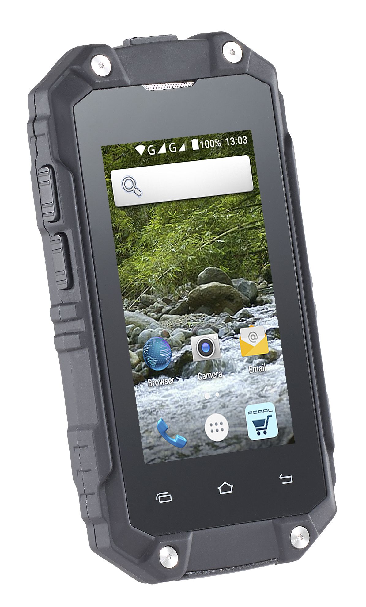 simvalley MOBILE Mini-Outdoor-Smartphone SPT-210 mit Dual-SIM und Android 5.1, IP65