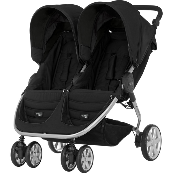 BRITAX B-AGILE DOUBLE in der Farbe Cosmos Black BRITAX B-AGILE DOUBLE in der Farbe Cosmos Black