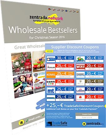 zentrada-Weihnachtskatalog 2016 mit den aktuellen Bestsellern zum Weihnachtsgeschäft erschienen