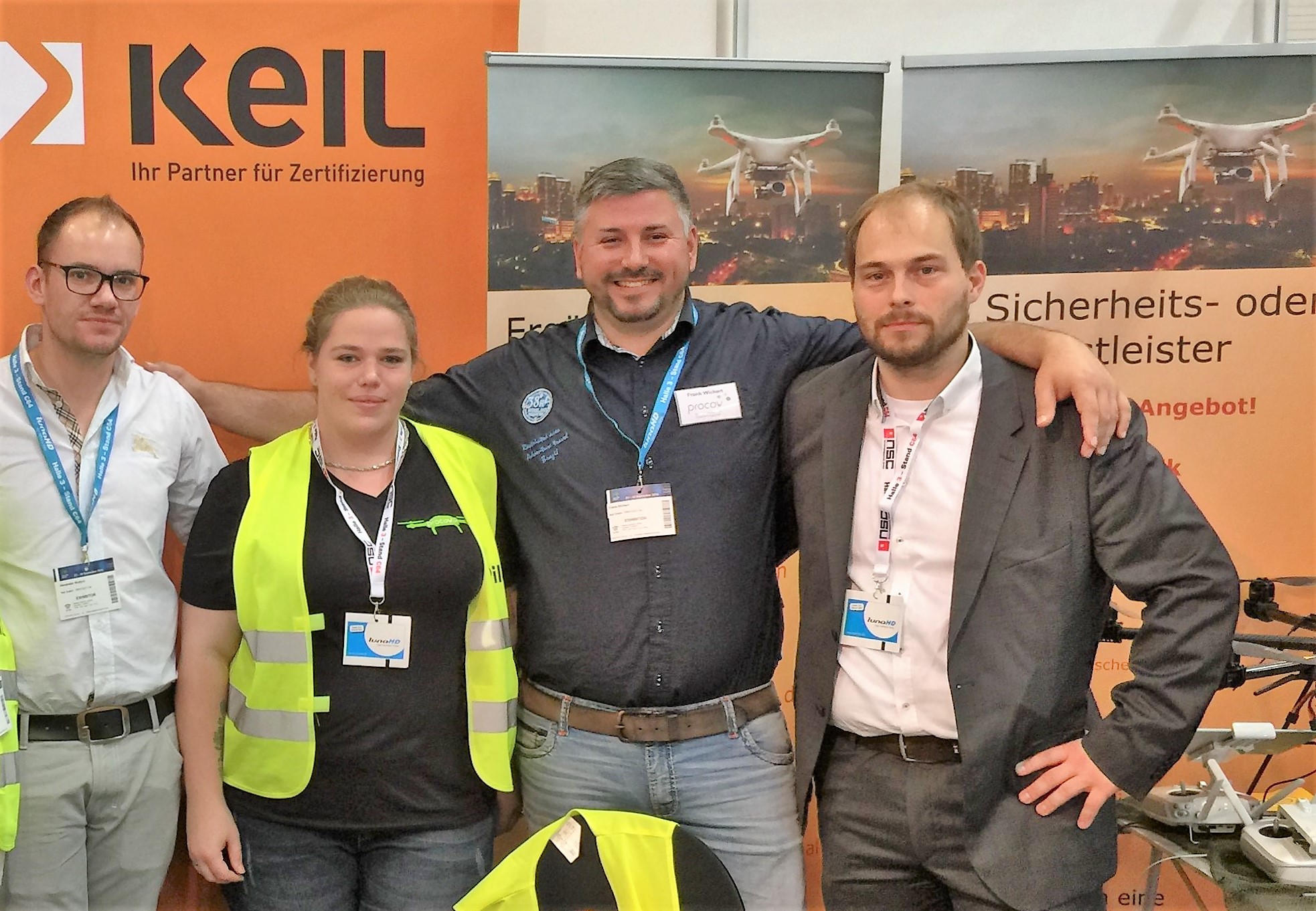 procow auf dem Messestand der Fa. Keil procow auf dem Messestand der Fa. Keil