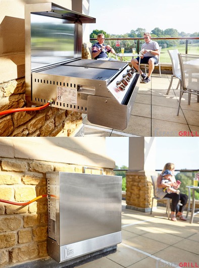 SPACE GRILL in einem englischen Golf Club