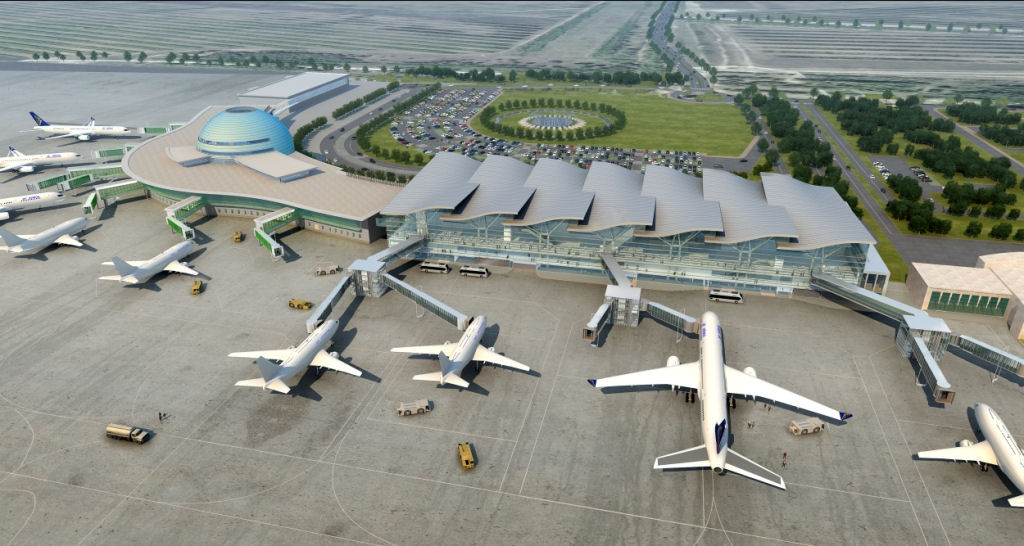 Neues International Terminal des Astana Airport (Bildquelle: @ Astana International Airport) Neues International Terminal des Astana Airport (Bildquelle: @ Astana International Airport)