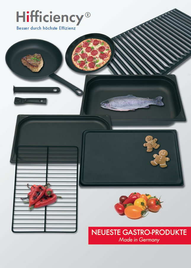 Neue Antihaftbeschichtungen für Pfannen, Backbleche, Grillroste, Pizzableche. Neue Antihaftbeschichtungen für Pfannen, Backbleche, Grillroste, Pizzableche.
