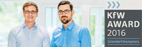 Die Gründer von advocado: Jacob Saß und Maximilian Block (v. l. n. r.)