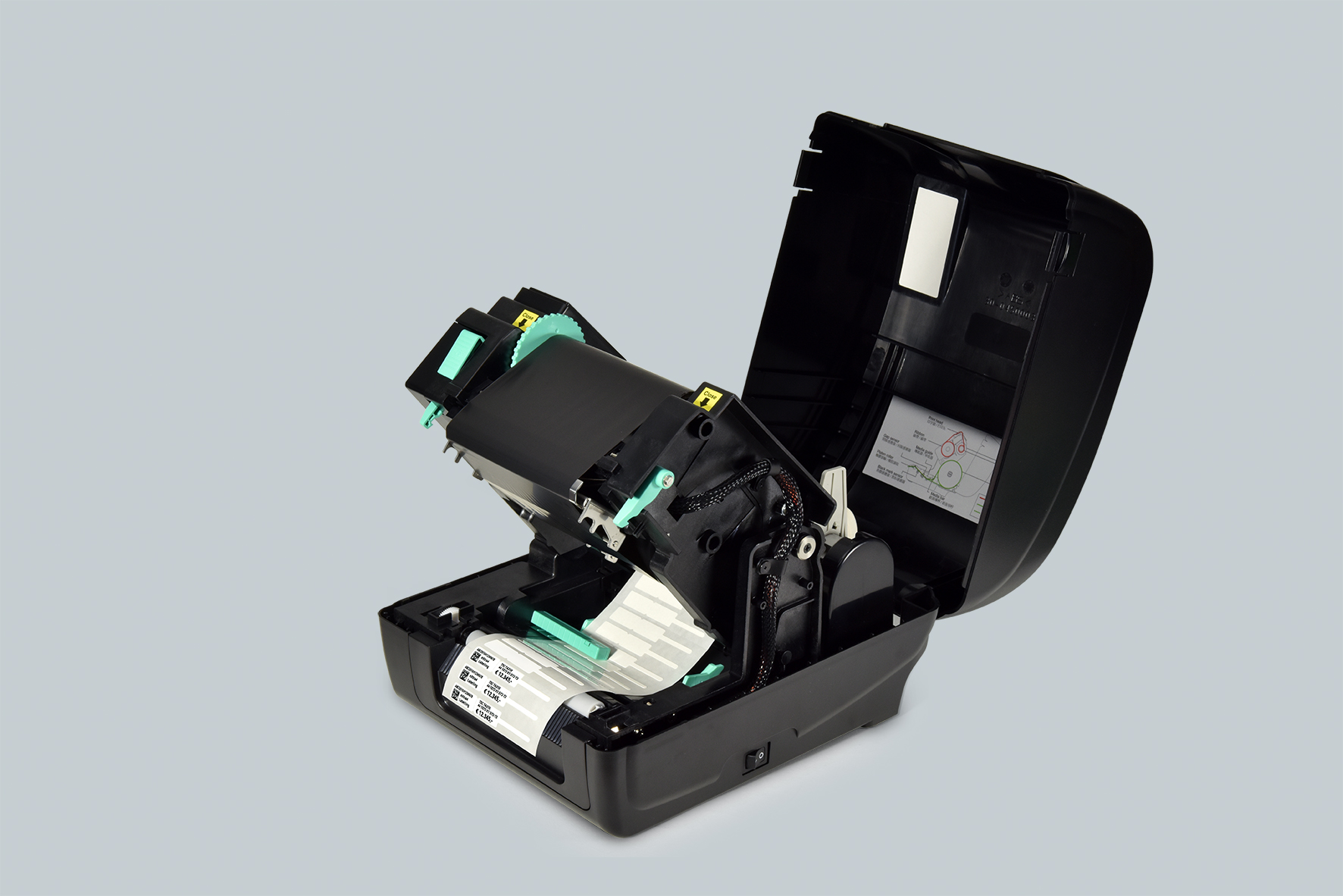 Thermotransfer-Drucker TA310 von TSC mit Schmucketiketten von extra4 Labelling Systems