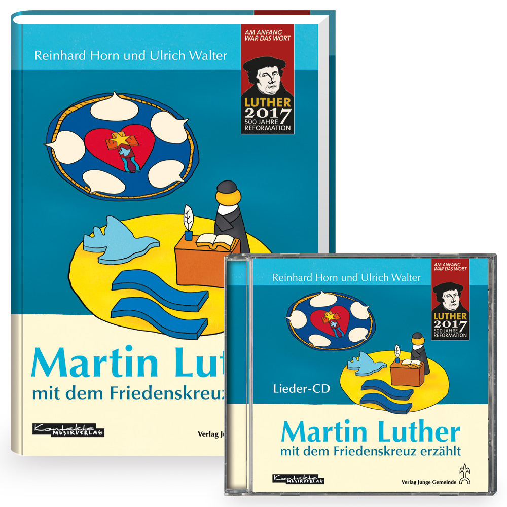 Martin Luther mit dem Friedenskreuz erzählt (Buch/CD) Martin Luther mit dem Friedenskreuz erzählt (Buch/CD)