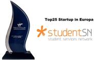 studentSN gehört zu den Top25 Startups Europas studentSN gehört zu den Top25 Startups Europas