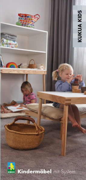 KUKUA KIDS Das Möbelsystem, das mitwächt KUKUA KIDS Das Möbelsystem, das mitwächt