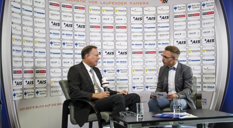 Andreas Kirchheiner, Geschäftsführer der AIS GmbH (li.) im Interview mit Peter Klischewsky, Chefreda Andreas Kirchheiner, Geschäftsführer der AIS GmbH (li.) im Interview mit Peter Klischewsky, Chefreda