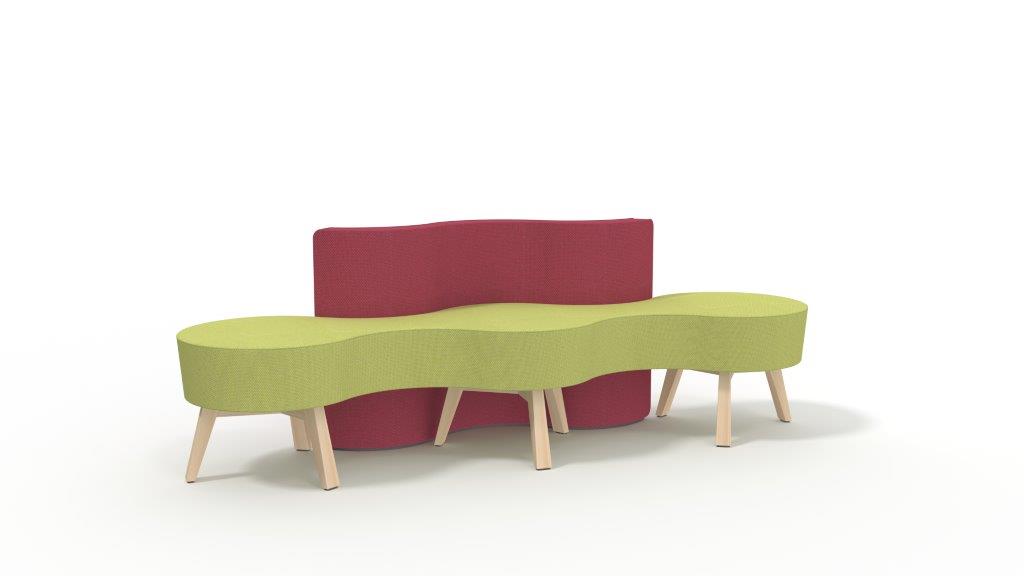 Die neue Sitzkombination Luna 40795 ist beliebig gruppierbar