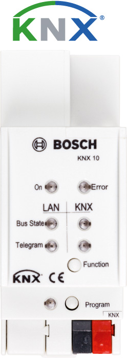 Bosch Gateway KNX 10. (Quelle: Junkers Bosch) Bosch Gateway KNX 10. (Quelle: Junkers Bosch)