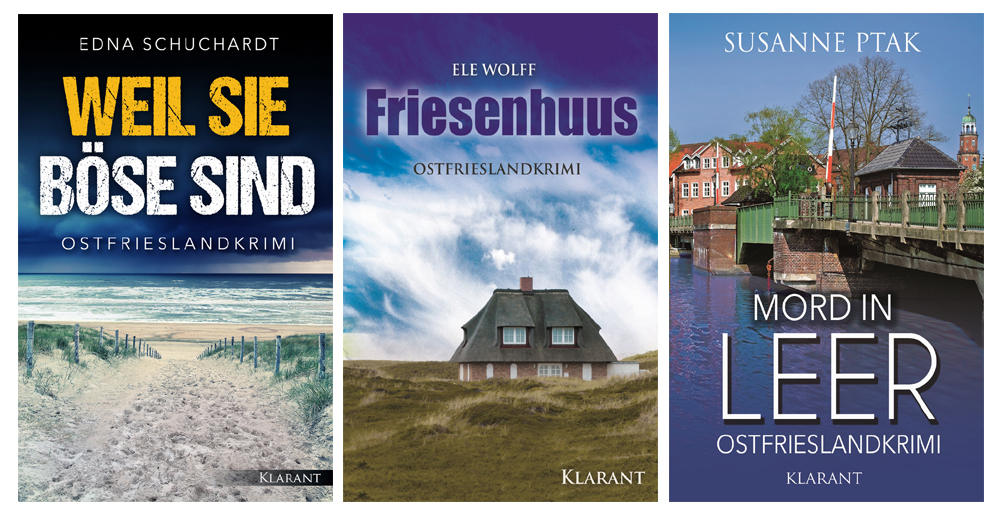 Ostfrieslandkrimi -Taschenbücher aus dem Klarant Verlag
