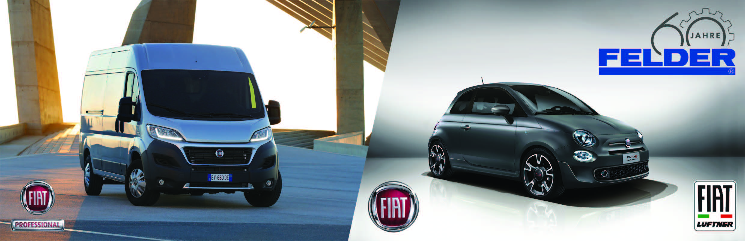 FELDER verschenkt Mobilität mit AHA-Effekt - FIAT Ducato im eigenen Unternehmensdesign oder ein Jahr FELDER verschenkt Mobilität mit AHA-Effekt - FIAT Ducato im eigenen Unternehmensdesign oder ein Jahr