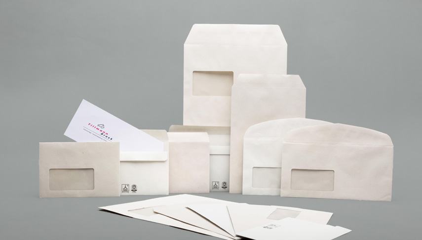 Briefhüllen und Versandverpackungen aus Recyclingpapier verzeichnen einen unaufhaltsamen Erfolg. (Bi