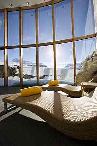 Relaxen mit Aussicht auf die Berge