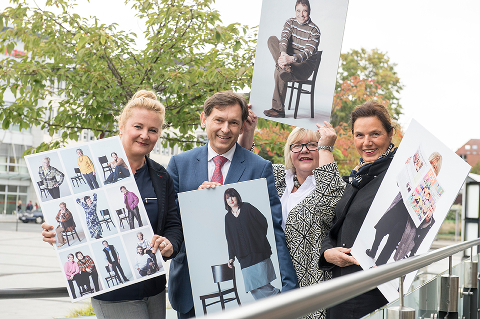 Die Initiatoren des ID55-Kongresses mit Dr. Frank Dudda (2. v. l.), OB der Stadt Herne.