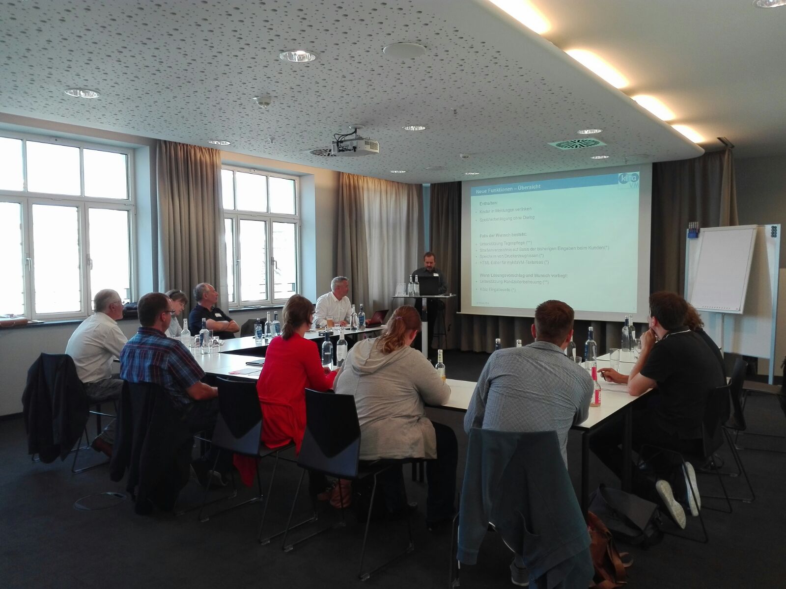Konzentrierte partnerschaftliche Atmosphäre