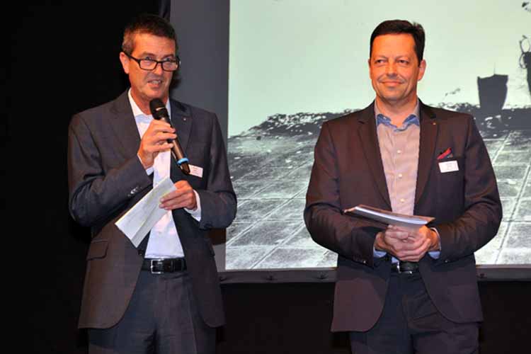 Seit 25 Jahren ein Team: Michael Adler (links) und Michael Olesch. (Bild: SMIC!) Seit 25 Jahren ein Team: Michael Adler (links) und Michael Olesch. (Bild: SMIC!)