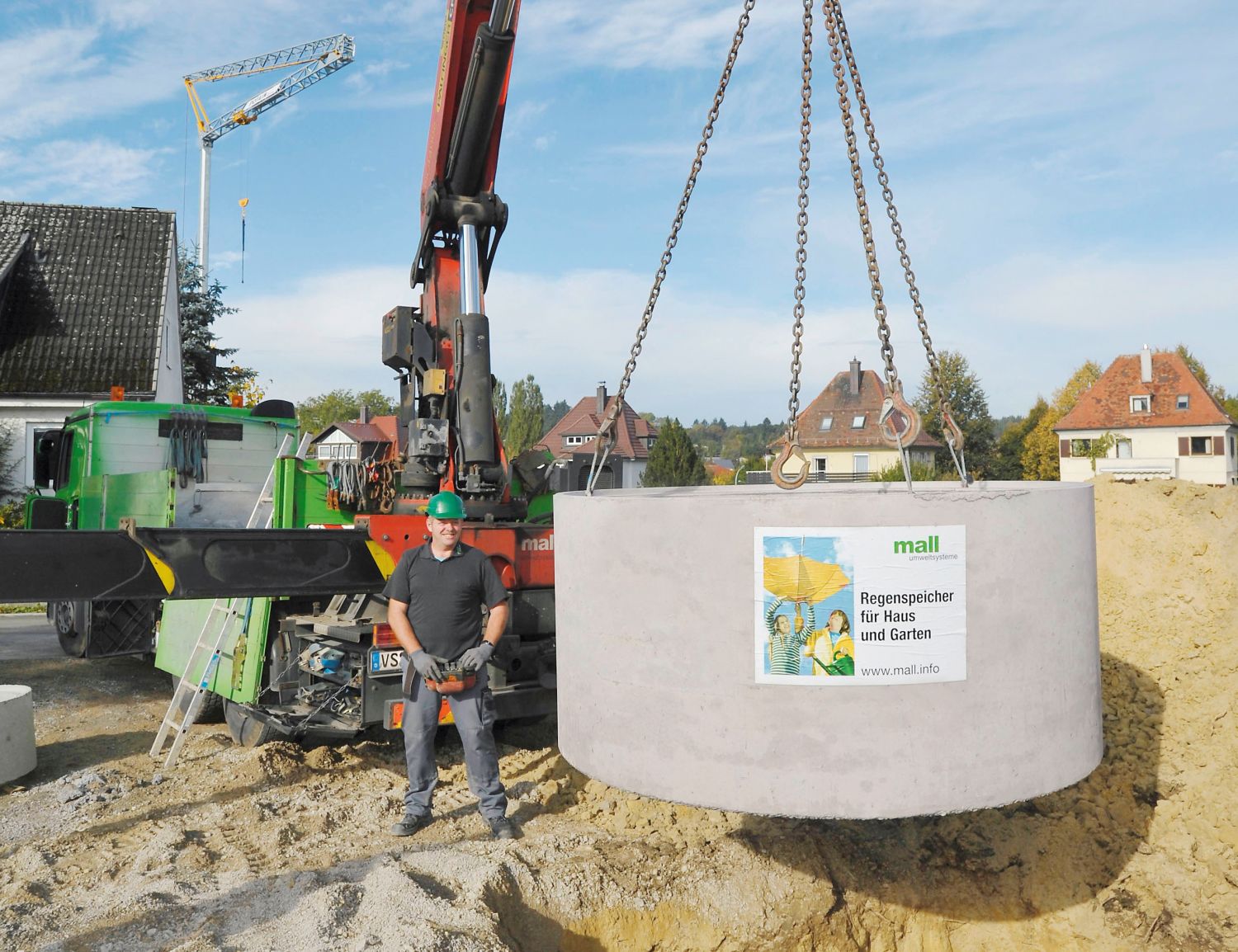 Die Wasserqualität ist aufgrund der dunklen und kühlen Lagerung in der Betonzisterne sehr gut. Die Wasserqualität ist aufgrund der dunklen und kühlen Lagerung in der Betonzisterne sehr gut.