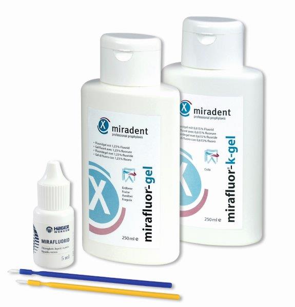 Mirafluorid und mirafluor®-(k)-gel von Hager und Werken Mirafluorid und mirafluor®-(k)-gel von Hager und Werken