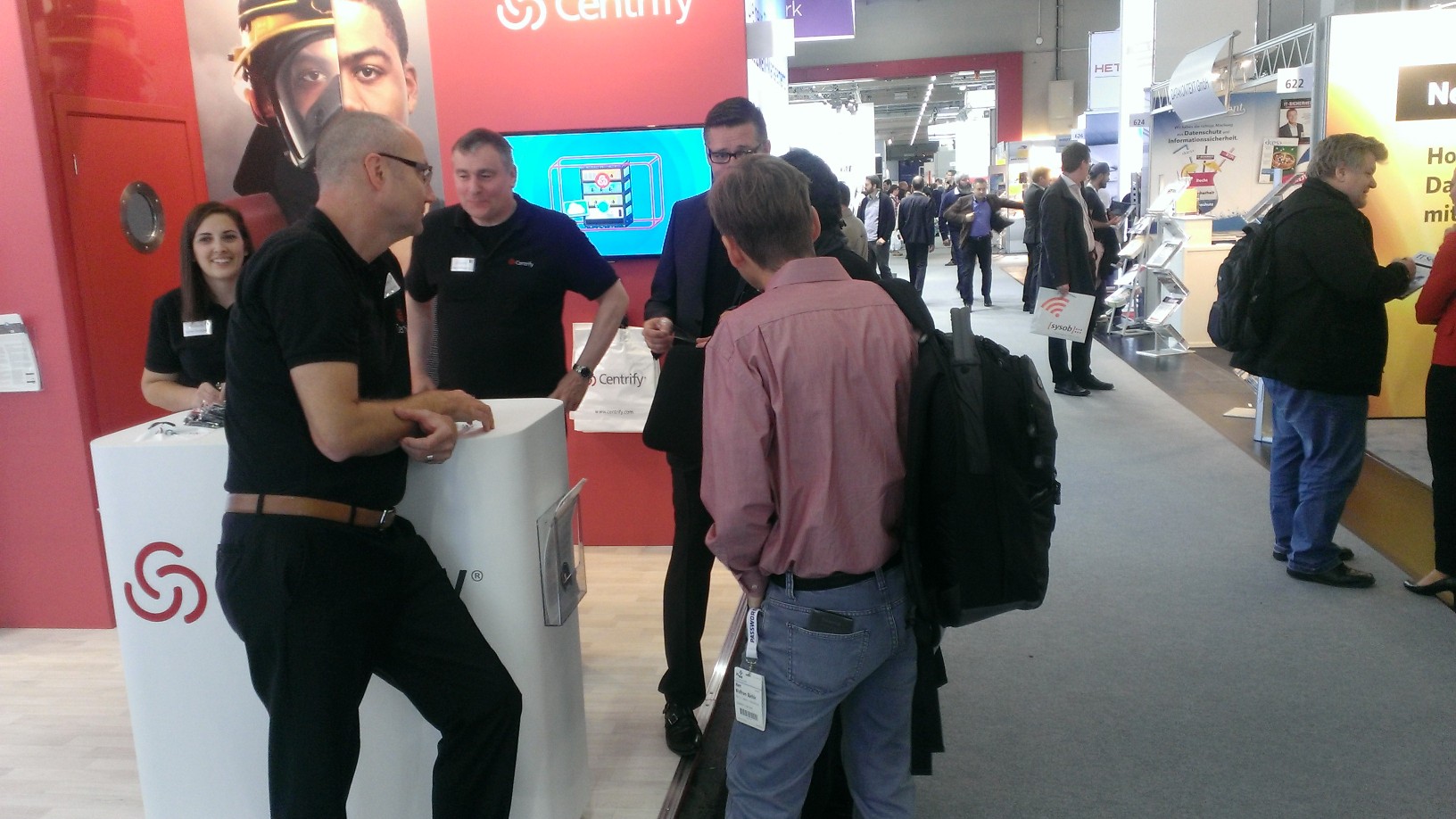 Centrify Stand auf der it-sa 2016 (Bildquelle: Centrify) Centrify Stand auf der it-sa 2016 (Bildquelle: Centrify)