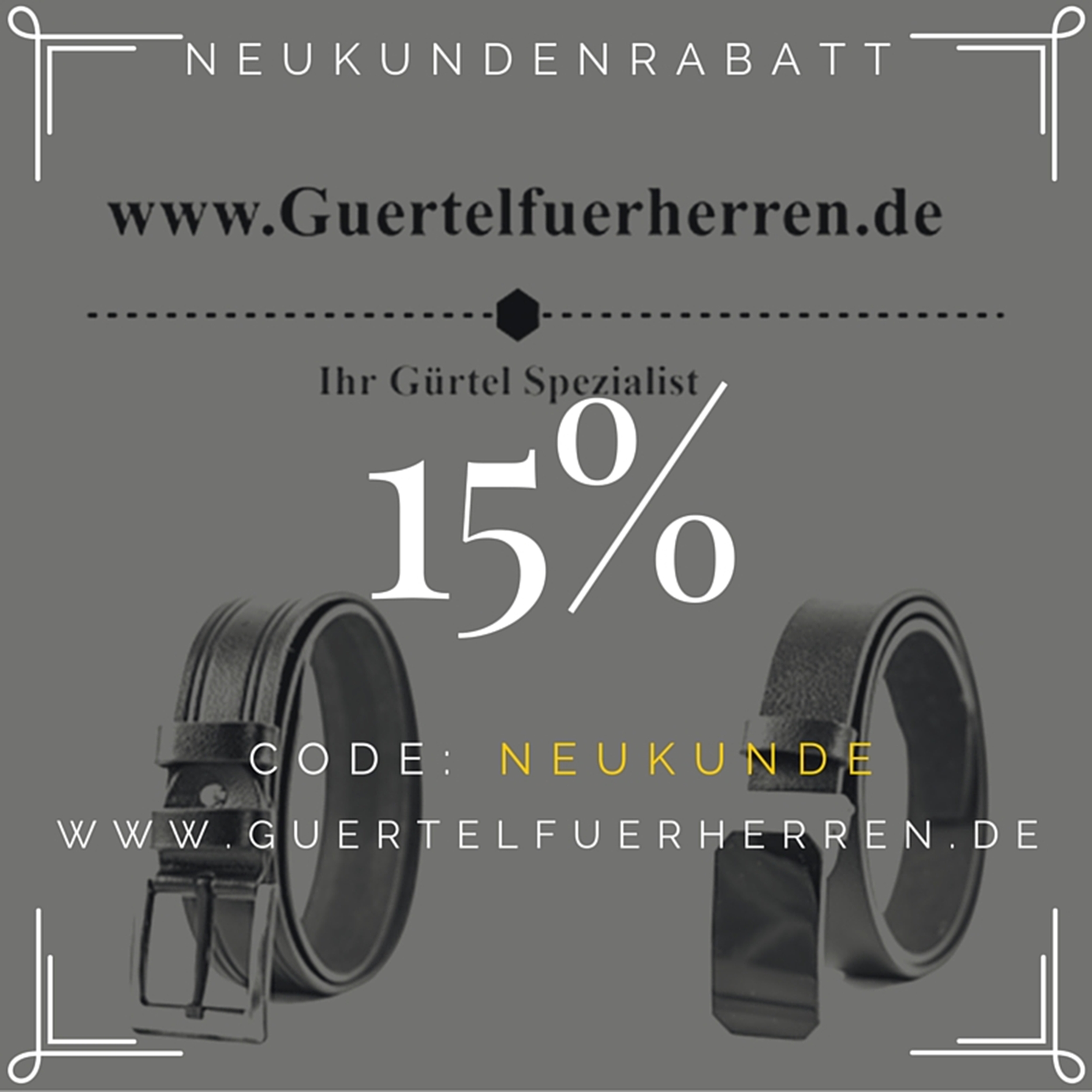Herren Leder Gürtel Rabatt Aktion