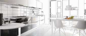 Planung für Neubau oder Ausbau einer Küche: Farr Wohnwelt. (Bildquelle:©arsdigital - Fotolia.com)