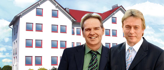 LANOS feiert 25-jähriges Jubiläum?Firmengründer Christian Fockel (links) und Hans-Jürgen Fockel