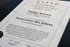 Urkunde (Foto: Rauschenberger Catering & Restaurants, frei zur Veröffentlichung bei Namensnennung) Urkunde (Foto: Rauschenberger Catering & Restaurants, frei zur Veröffentlichung bei Namensnennung)