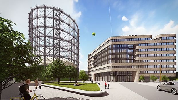 Der EUREF-Campus 21-22 ist das aktuellste Projekt auf dem EUREF-Campus. (Bildquelle: Bild: EUREF AG) Der EUREF-Campus 21-22 ist das aktuellste Projekt auf dem EUREF-Campus. (Bildquelle: Bild: EUREF AG)