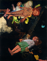 Bodo Rott, Werkweise Wand, 2013, 160 x 130 cm, oil / canvas Bodo Rott, Werkweise Wand, 2013, 160 x 130 cm, oil / canvas