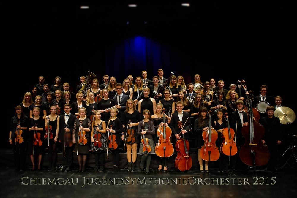 Das Chiemgau Jugendsymphonieorchester im Vorjahr 2015 Das Chiemgau Jugendsymphonieorchester im Vorjahr 2015