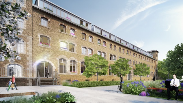 Das P&P-Wohnprojekt"Zollhof" in Nürnberg. (Bildquelle: P&P Gruppe)