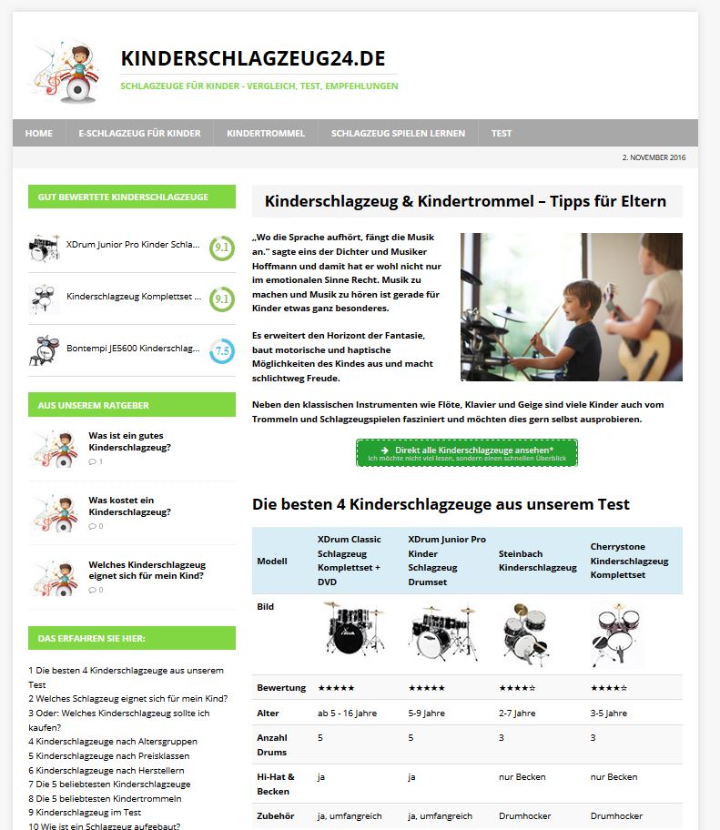 Kinderschlagzeug und Kindertrommel - Ratgeber Kinderschlagzeug und Kindertrommel - Ratgeber
